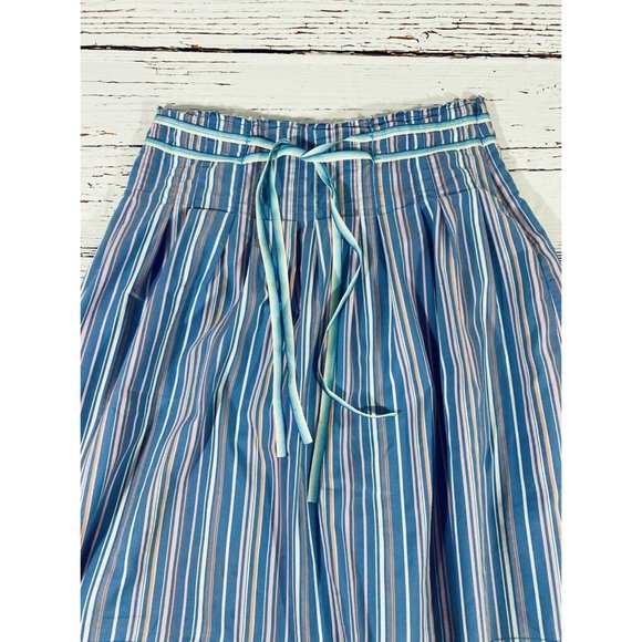 Old Navy Skirt Womans Sz 2 Stripes Side Zip A Line Multicolor Fully Lined Ribbon - Picture 3 of 9